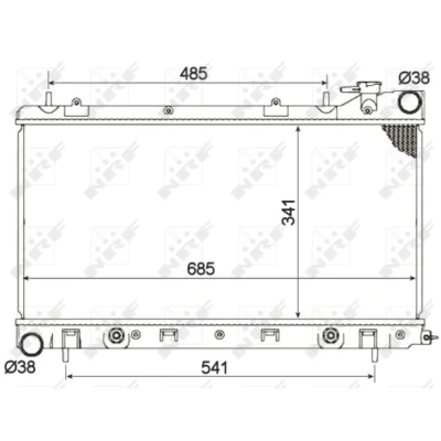 Afbeelding van Radiateur NRF 53095
