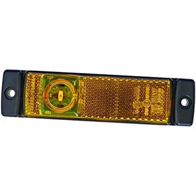Afbeelding van HELLA 2PS 008 645 617 Zijmarkeringslamp LED Links, rechts 24V Schroefaansluiting, Opbouw