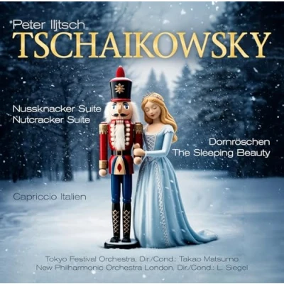 Afbeelding van Pyotr Ilyich Tchaikovsky Nussknacker Suite + Dornröschen / The Nutcracker Sleeping Beauty Casse Noisette La Belle au bois dormant (CD)