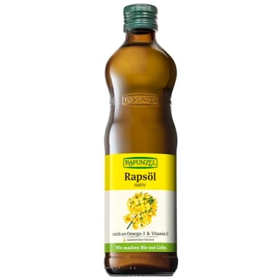 Afbeelding van Rapunzel Native koolzaadolie, per stuk verpakt (1 x 500 ml) biologisch