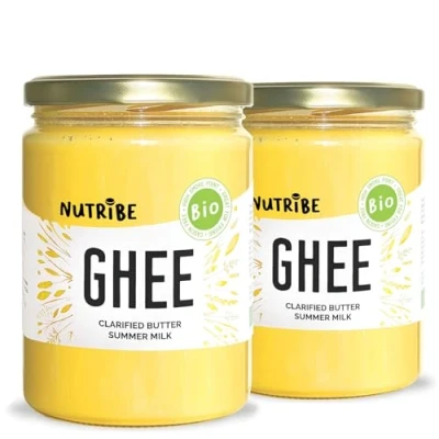 Image de Nutribe Ghee BIO 500g Pour Keto, Paléo et Ayurveda sans lactose, caséine (Lot de 2)
