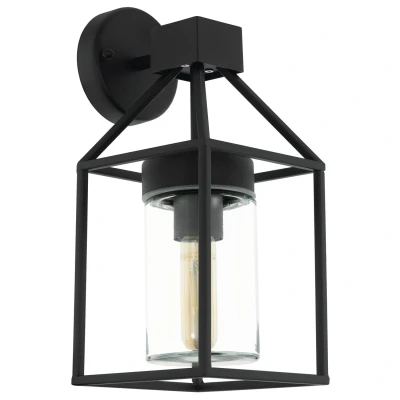 Afbeelding van Trecate Wandlamp zwart E27 Eglo
