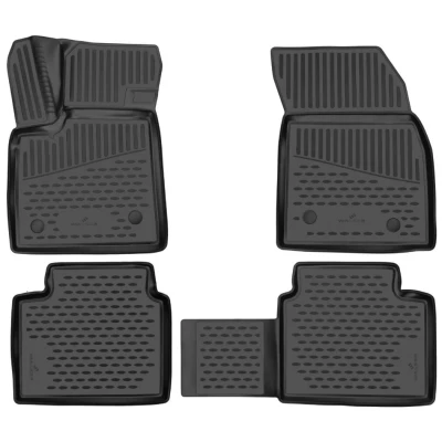 Afbeelding van WALSER XTR 75220 Vloermatset Rubber voor en achter Zwart
