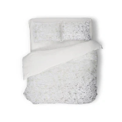 Afbeelding van Eleganzzz Dekbedovertrek Foil Velvet White 240x200/220cm 100% Lits Jumeaux dekbedovertrekken