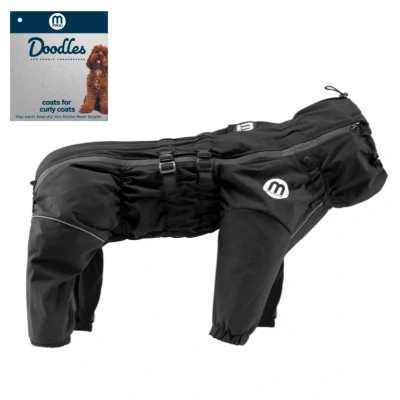 Afbeelding van Mikki Doodle Coat Zwart Hondenjas Medium