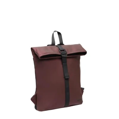 Afbeelding van New Rebels Mart Los Angeles Metallic Burgundy 7L Rolltop Rugzak Waterafstotend