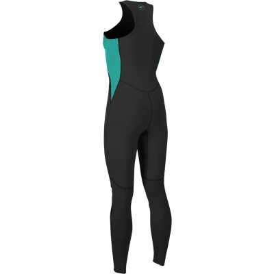 Afbeelding van O&#039;Neill dames wetsuit 2/1.5 mm long john Zwart, aqua 40/L