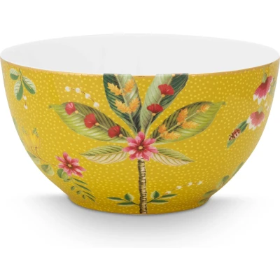 Afbeelding van Pip Studio La Majorelle Ontbijtkom Geel Porselein 15cm