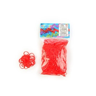 Afbeelding van Elasten Rainbow Loom rood Jelly