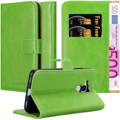 Afbeelding van Cadorabo Hoesje geschikt voor Honor 5C in GRAS GROEN Beschermhoes met magnetische sluiting, standfunctie en kaartvakje Book Case Cover Etui