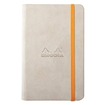 Afbeelding van Rhodia 118625C Rhodiarama Book notitieboek A6 met elastiek, 96 vellen, beige
