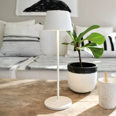Afbeelding van LOOM DESIGN Modi LED terraslamp, wit