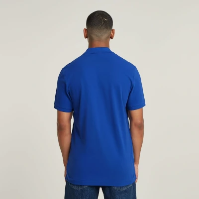Afbeelding van G star Dunda Slim Korte Mouw Poloshirt Blauw L / 1 Man