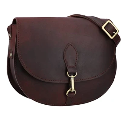 Afbeelding van Gusti Leder Wiebke Schoudertas, Maat: One Size, Burgundy