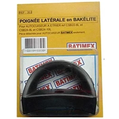 Image de Kitchen move 353 poignée latérale pour autocuiseur etrier batimex bakélite 6,8/10 l diamètre 22/24 cm