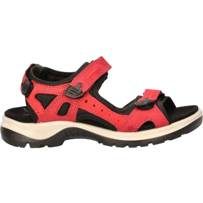 Afbeelding van Ecco Offroad Atmos dames sandaal Zwart rood Maat 43