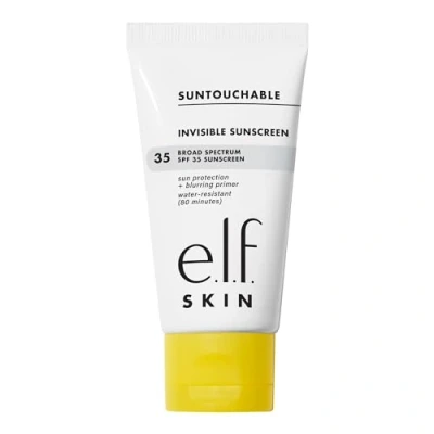Afbeelding van e.l.f. SKIN Suntouchable Invisible SPF 30, lichte zonnebrandcrème op gelbasis voor een gelijkmatige teint, foundation, veganistisch en dierproefvrij, verpakking kan variëren