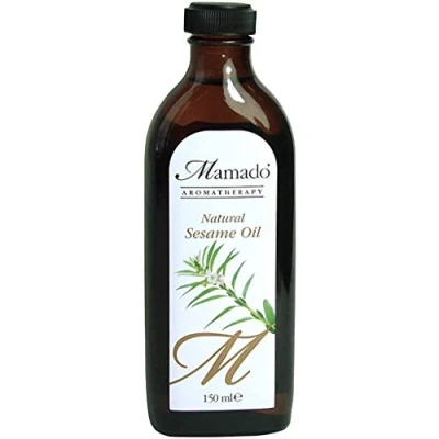 Afbeelding van Sesamolie 150 ml Mamado Sesame oil Huidolie Aromatherapy Aromatherapie