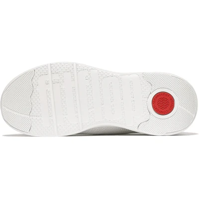 Afbeelding van FitFlop Super Q Knit Slip On Laced Sneakers WIT Maat 38