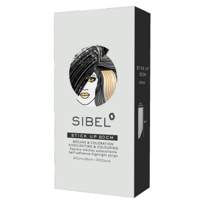 Afbeelding van Sibel High Light Stick Up 200st 20x9cm Haibu by Kapperskorting.com