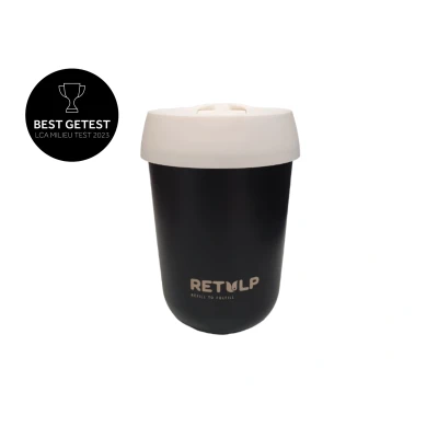 Afbeelding van Retulp Koffiebeker Zwart Chalk White