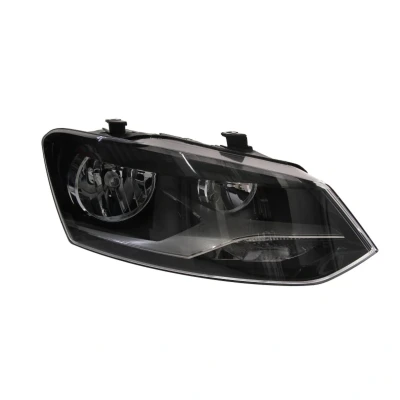Afbeelding van ALKAR 2766110 Koplampen rechts W5W, H7/H7, PY21W met elektromotor Behuizing zwart binnengedeelte VOLKSWAGEN: Polo V Hatchback