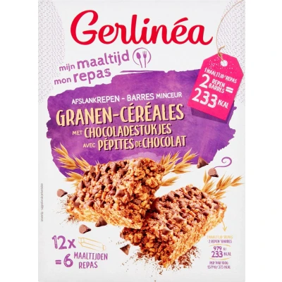 Afbeelding van Gerlinéa Maaltijdreep Granen 12ST