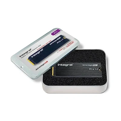 Image de Integral Advantage PRO 1 SSD chiffré 4 To interne M.2 2280 PCIe 4.0 x4 (NVMe) TCG Opal Encryption 2.0 dissipateur de chaleur intégré