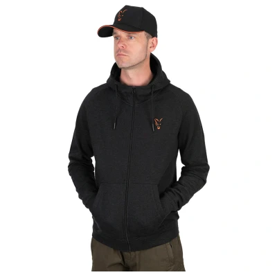 Afbeelding van Fox Collection Lightweight Hoody Black &amp; Orange XX Large