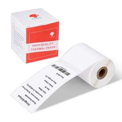 Afbeelding van Phomemo Thermische etiketten Voor labelapparaten M110 huishoudelijke 50 x 80 mm