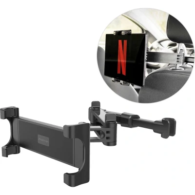 Afbeelding van iMoshion Tablet Houder Hoofdsteun Auto met Verstelbare Arm Accessories Zwart