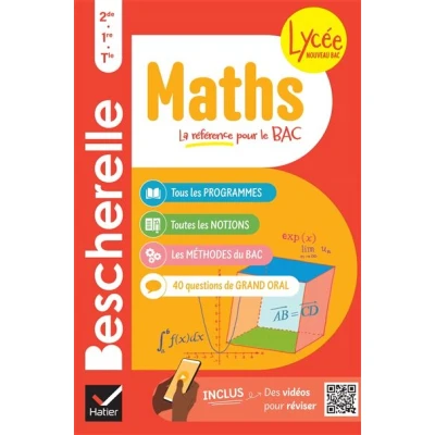 Image de Bescherelle lycée Maths 2de, 1re, Tle Nouveau bac