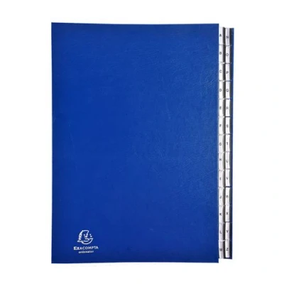 Image de exacompta trieur ordonator, a4, a z, 26 compartiments, bleu noir