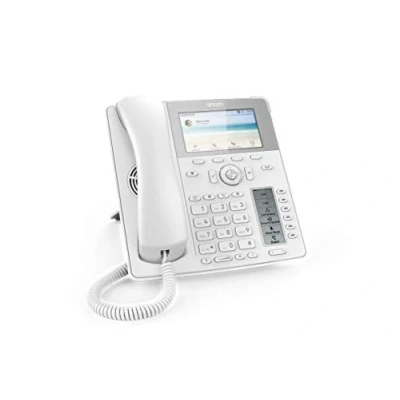 Image de snom D785 Téléphone VoIP avec Interface Bluetooth (conférence) à trois capacité d&#039;appel SIP 12 lignes blanc