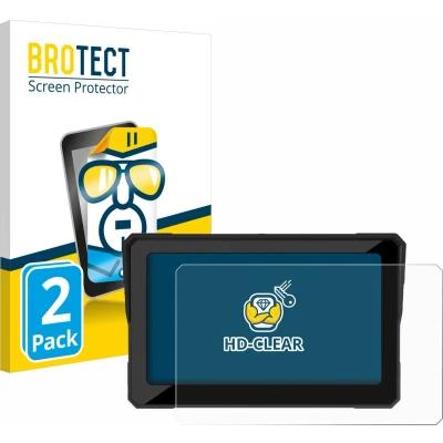 Afbeelding van BROTECT Screenprotector voor Carpuride W702 7&quot; Folie Beschermfolie transparant (2 Stuks)