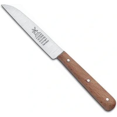 Afbeelding van Robert Herder Molenmes Aardappelmesje Klassiker RVS Recht Lemmet 85 mm Heft Beukenhout
