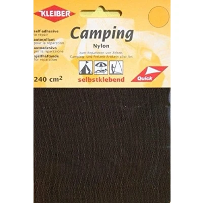 Afbeelding van Kleiber + Co.GmbH 2 stuks nylon campingstickers bruin 10 cm x 12