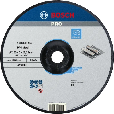 Afbeelding van Bosch Accessories 2608603184 Afbraamschijf gebogen 230 mm 1 stuk(s) Staal