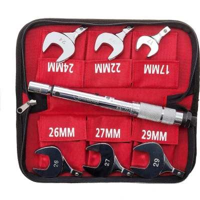 Afbeelding van Rothenberger draaimoment steeksleutelset 8 delig 17,22,24,26,27,29