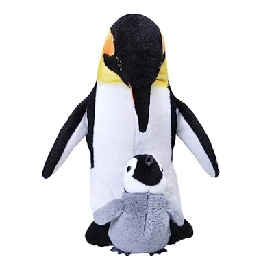 Afbeelding van Wild Republic Knuffel Pinguïn 30 Cm Pluche Zwart/wit 2 delig