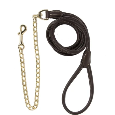 Afbeelding van Kentucky Horsewear Presentatielijn Leder Chain bruin 270 cm