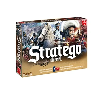Afbeelding van Jumbo Stratego Original Strategiespel Verover de vlag van tegenstander Bordspel Om met vrienden of familie te spelen Speelt 2 spelers Voor kinderen vanaf 8 jaar