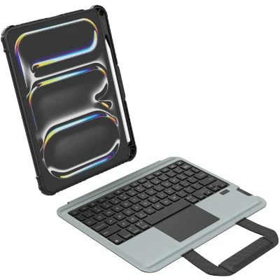 Afbeelding van Nillkin, Verlichte toetsenbordhoes Geschikt voor Apple iPad Pro 11 Schokbestendig met Touchpad, Zwart