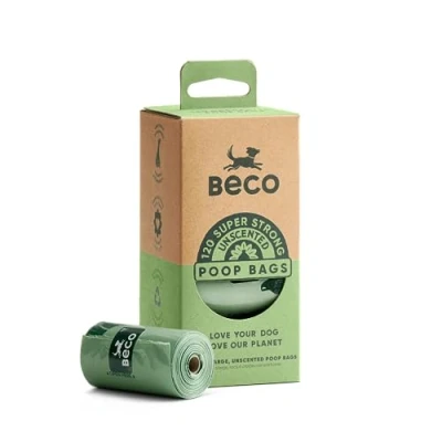 Afbeelding van Beco Hondenpoepzakjes Recycled Unscented Inhoud 60, 120, 270 of 540 stuks per verpakking 120
