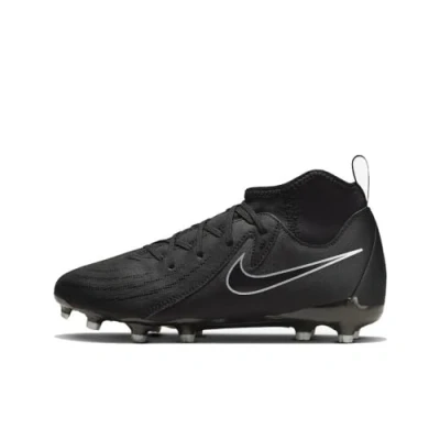 Afbeelding van Nike Performance JR Phantom LUNA II Academy FG/MG Unisex Voetbalschoenen met kunststof noppen voor kinderen, Maat: 35.5, Black Textiel/ synthetisch