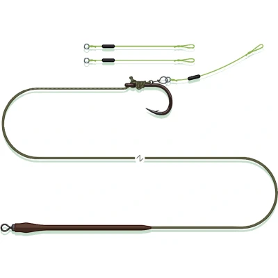 Afbeelding van Madcat QUICK CHANGE PELLET RIG 60CM 0.75MM/1.20MM #2/0 SINKING