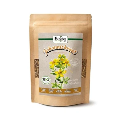 Image de Biojoy Tisane de Millepertuis BIO (100 g), seché et coupé (Hypericum perforatum)