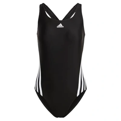 Afbeelding van adidas Sportswear 3STRIPES Badpak Black white, Dames, Maat: 26, white