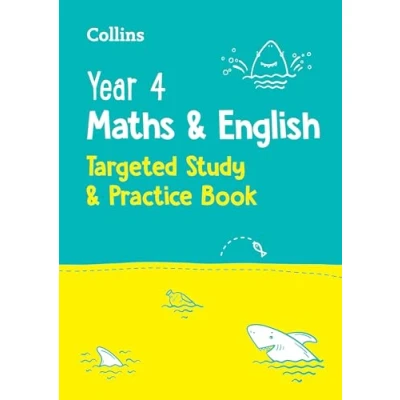 Afbeelding van Year 4 Maths and English KS2 Targeted Study Practice Book Ideal for use at home Collins
