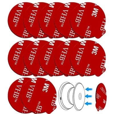 Afbeelding van D.Sking 12 stuks 3M vervangende lijm compatibel met VHB fitting montagebasis voor grip en inklapbare houder